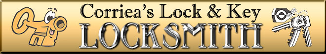 Corriea Lock and Key Locksmith Logo